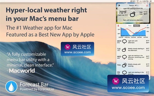 forecast bar mac